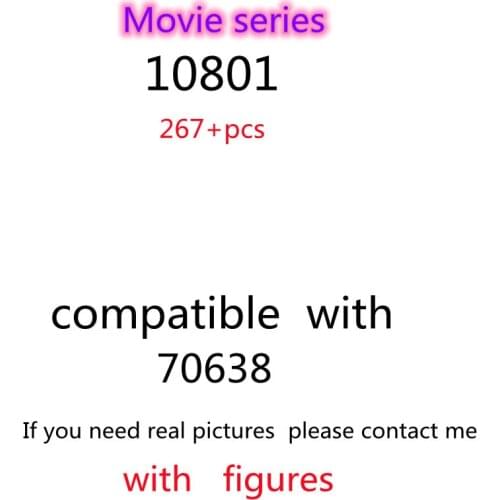 267pcs 10801 Building Block Toy Movie Series 70638 Assembled Building Block Childrens Toy Gifts