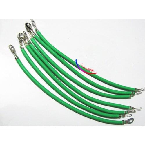 50pcs High Temperature Oxidation 300mm Battery Connector Wire/line nose Pure copper galvanize 2.5 pure copper wire cables