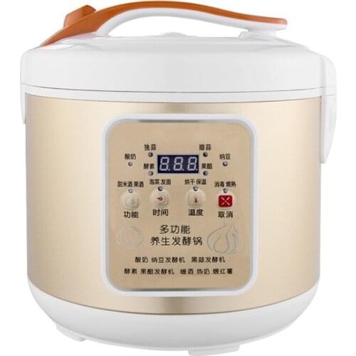 5L Yogurt Machine Home Small Automatic Sweet Rice Wine Natto Homemade Black Garlic Fermentation Machine Multifunctional Yogurt