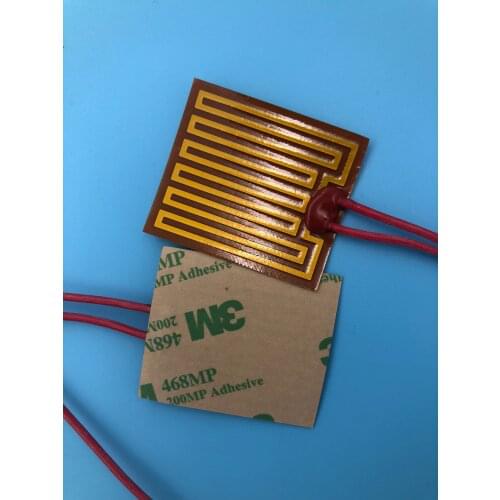 80mmx140mm 12V 90W element heating 3D Printer PI film polyimide heater heat rubber electric Vacuum heating Industrial Heater