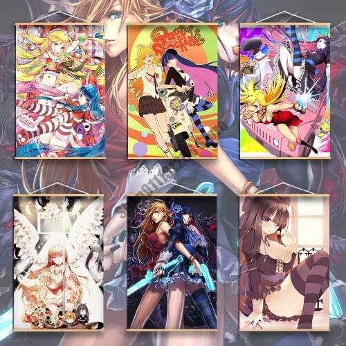 Anime Diamond Painting Panty and Stocking With Garterbelt Diamond Embroidery Full Mosaic Cross Stitch Kits Home Decoration