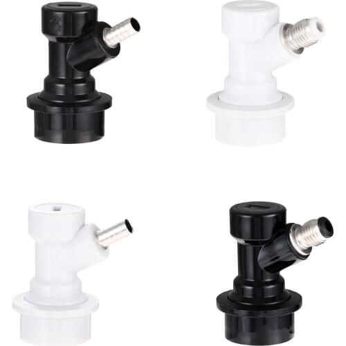 Beer Keg Connector Dispenser Ball Lock Keg Disconnect Liquid / Gas Connectors 1/4'' For Ball Lock Keg Swivel Nut Homebrew Tools