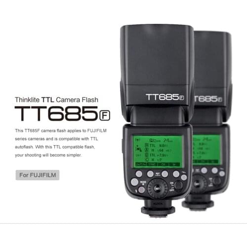 Godox TT685F TTL GN60 2.4GHz Wireless HSS 1/8000s Flash Speedlite with X2T-F Wireless Flash Trigger Transmitter