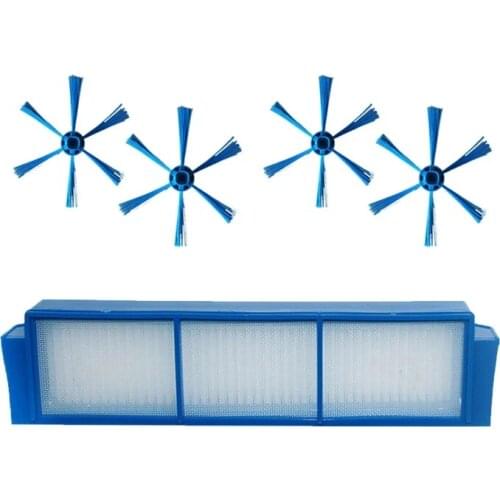 Hepa Filter side brushes For Philips FC8007 FC8792 FC8794 FC8796 Vacuum Cleaner Filters side brush Replacement Parts Accessories