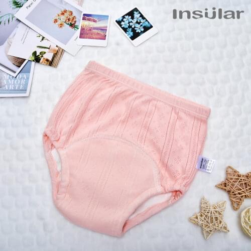 Insular New Mesh Breathable Baby Infant Toddler Waterproof Training Pants Cotton Changing Reusable Nappy Cloth Diaper Panties