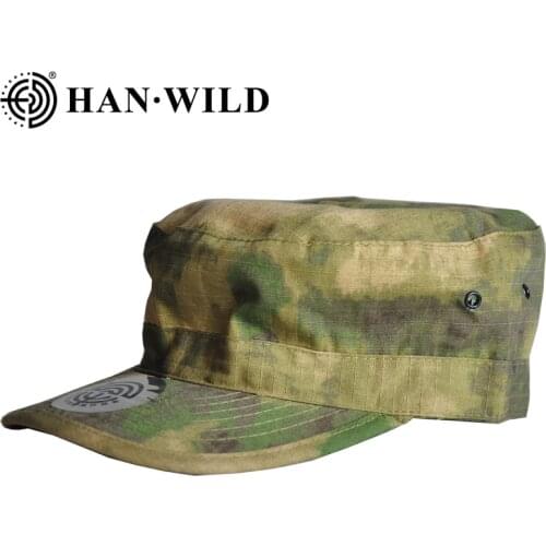 HAN WILD Tactical Airsoft Flecktarn Camouflage Cap Men US German Soldiers Combat Army Baseball Cap Unisex Paintball Flat Hats