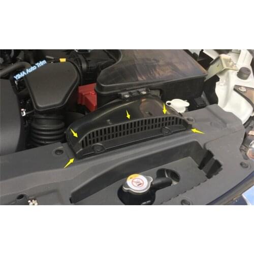 Lapetus For Mitsubishi Outlander 2014 - 2018 Plastic Engine Warehouse Air Conditioning AC Inlet Vent Cover Trim