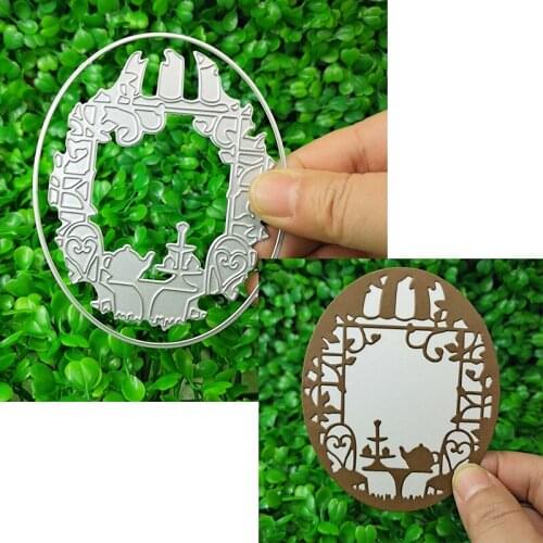 Metal cutting die suitable for Christmas DIY scrapbook album 3D greeting card making creative teapot table 2021 NEW