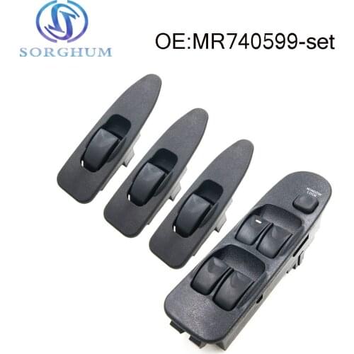 NEW MR740599 MR792851 FRONT LEFT RIGHT ELECTRIC FOR MITSUBISHI WINDOW SWITCH LIFTER FOR MITSUBISHI CARISMA 1995-2006 MR 740 599