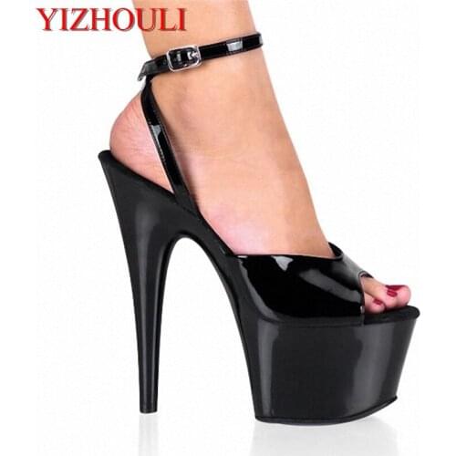 High-heeled shoes wholesale Nightclub pole dancing shoes, party thick waterproof platform Dance Shoes