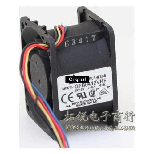 Original 100% working GFB0412VHF 4030 40mm 12V 0.54A server cooling fan forDelta 40*40*30mm
