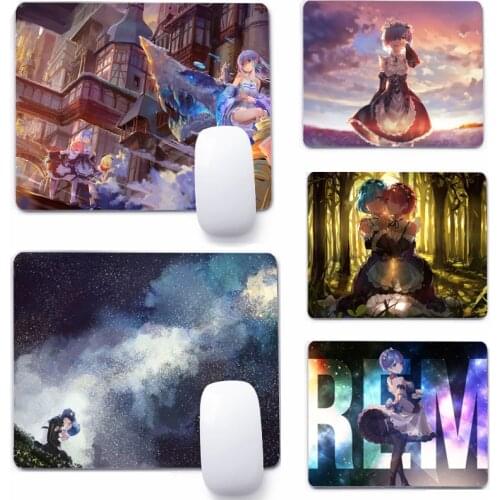 RE ZERO Ram Rem Anime Mouse Pad Deskpad Gaming Writing Desk Mat Keyboard Mats For Office Home Computer Mousepad