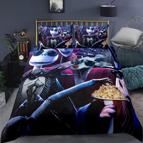 Christmas Fright Duvet Cover Set Luxury Bedding Set 3d Printing 3pcs Quilt Cover Single Double Queen King Size Home Textiles