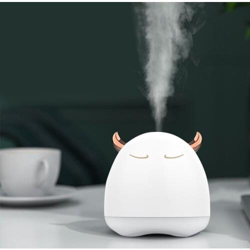 2021 280ml Humidifier USB Night Light Atomizer Breathing Lamp Air Diffuser Humidifying Machine Bedroom Office Car Air Humidifier