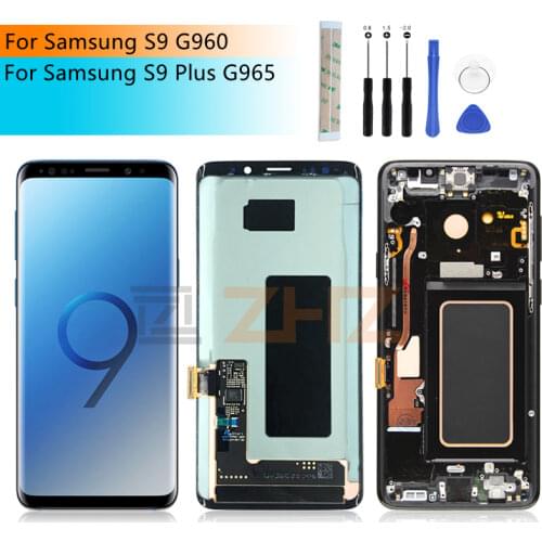 For Samsung Galaxy S9 Plus Lcd Display G965f S9 G960f Touch Screen Digitizer Assembly Display For Samsung s9 Screen Replacement