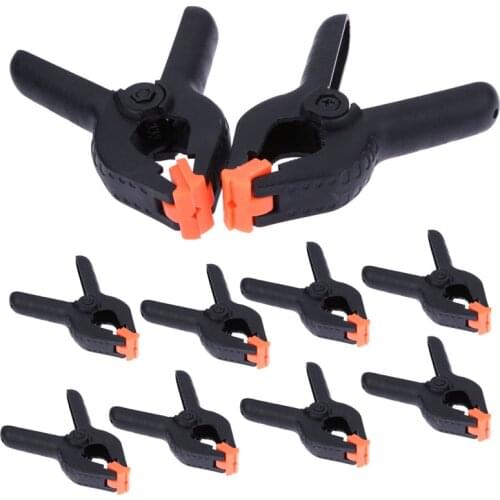 1 pcs 2/3/4/6/9 inches Spring Clamps DIY Woodworking Tools Plastic Clamps For Woodworking Spring Clip Photo Studio Background