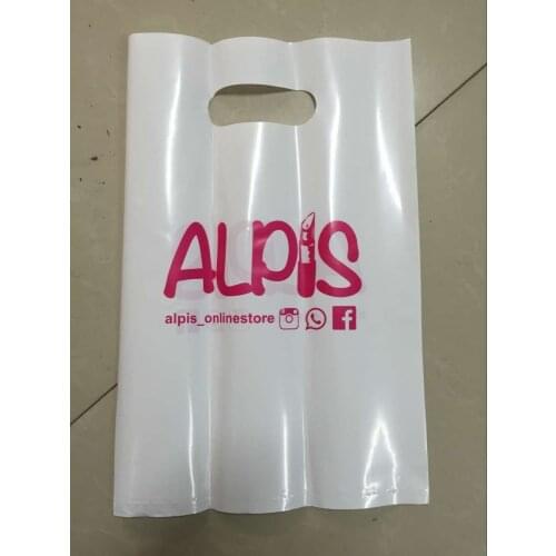 200PCS W300*H400mm(11.8' *15.7')free design logo hair plastic gift tote bags,custom shopping handle name bags