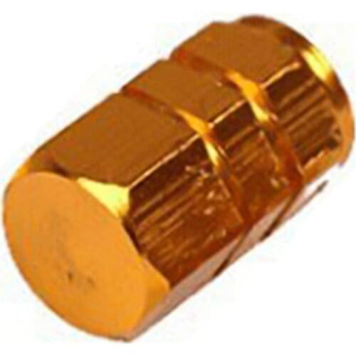 4 Pcs Car Tire Caps Dustproof Anti-corrosion Aluminum Hexagonal Truck Motorcycle Bike Valve Caps Car Accessories