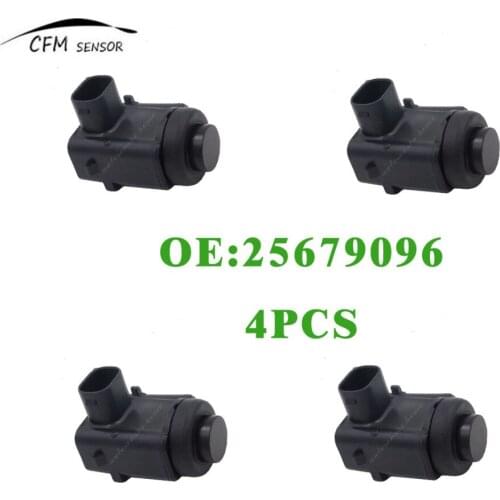 4pcs PDC Parking Sensor 25679096 For 02-05 Cadillac Chevrolet GMC 6.0L Pontiac 3.4L