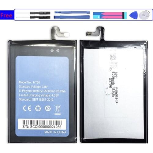 5500mAh Mobile Phone Battery For HOMTOM HT50 +Tracking Number