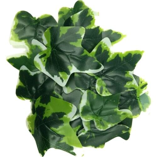 ANGRLY 30pcs Green Plants Artificial Silk Greenery Sweet Potato Leaf Wedding Decoration Artificial Flowers Christmas Decorations
