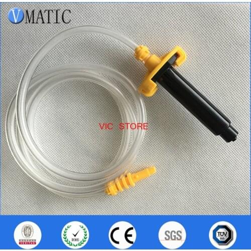 Free Shipping EFD Glue Dispensing 30cc/ml Pneumatic Syringe Barrel Valve Robot Adapter With Syringe Piston