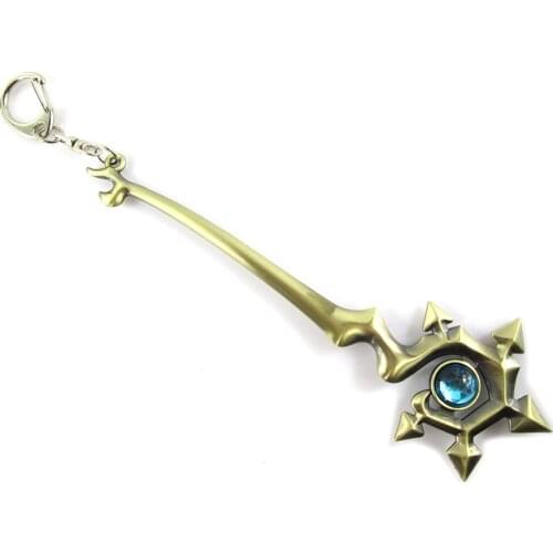 Bsarai Winter Wonder Dragon Trainer The Fae Sorceress Lulu 16cm/6.3'' Staff Model Toy Key Chain/Ring