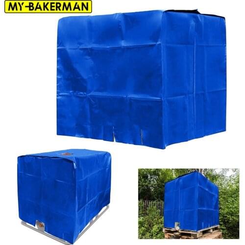 Black rainwater tank waterproof and dustproof cover 1000 liters IBC container aluminum foil Oxford cloth UV protection cover
