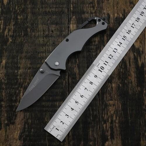 F109 5Cr15 steel blade titanium plated folding knife outdoor tactical survival camping knife EDC tool hunting knife fruit knives