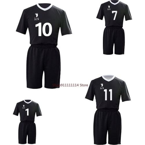 Haikyu! Haikyuu Miya Atsumu Black Suit Inarizaki High School Costume Uniform Cosplay Volleyball Jersey Sportswear Carnival Party