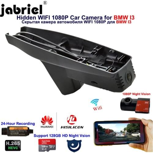 Jabriel 2K 1080P Night vision Dash Cam Car Dvr Car Camera Recorder for BMW I3 I01 2013 2014 2015 2016 2017 2018 2019 2020 2021