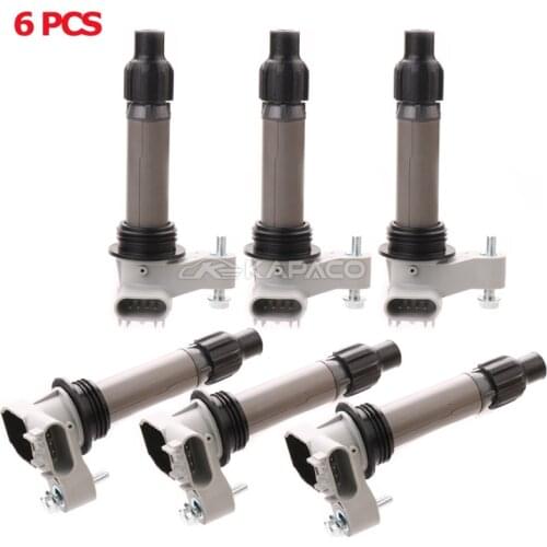6 PCS 12632479 12610626 Ignition Coil For Cadillac ATS Chevy Chevrolet V6 GMC Saturn 3.6L Buick LaCrosse Enclave