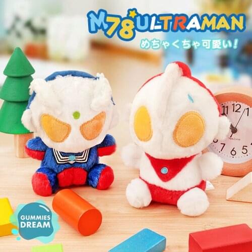 Kawaii Plushies Soft Cartoon Anime Ultraman Plush Doll 14cm Ultraman Zero Stuffed Toy Girl Boy Creative Gifts