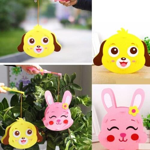 Round Paper Lantern Cartoon Non-woven Birthday Wedding Birthday Decor Gift Craft Diy Lampion White Hanging Lantern Ball Supplies