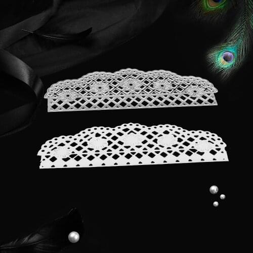 New 2019 Lace shape Metal Cutting Dies Flower border Crafts Die Cuts For DIY Scrapbooking Paper Cards Decorations Embossing