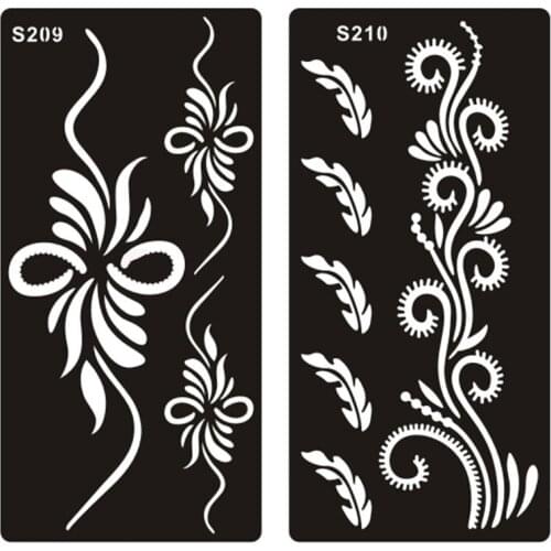 Wholesale New Arrival Hollow out one-time tattoo stencils template Design Art tattoo Body Art tatuajes 100pcs/lot free shipping