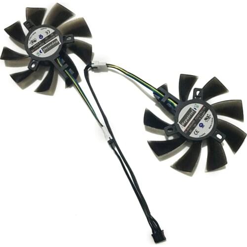 RX 570 GPU VGA Cooler Video Card Fan For Radeon XFX RX570 rx-570-rs-4gb Graphics card just can be as replacement