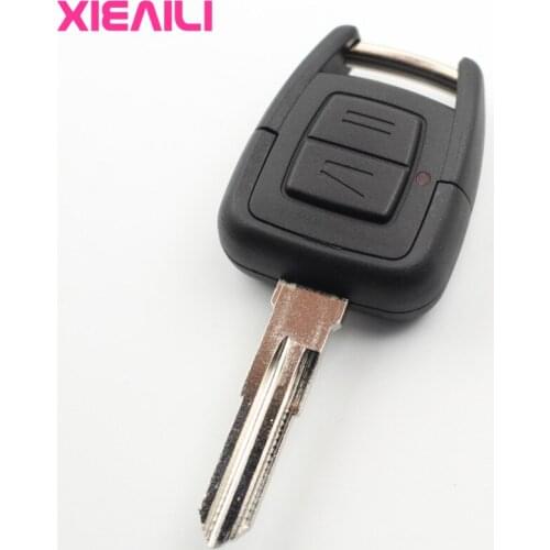 XIEAILI 10Pcs OEM 2Button Transponder Remote Key Case Shell For Opel Astra/Zafira/Omega/Vectra Key Fob Case S478