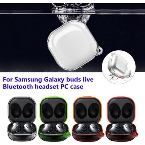 Protective Case Anti-scratch Shockproof PC Ultra Thin Earphone Storage Shell for Samsung Galaxy Buds Live/Pro