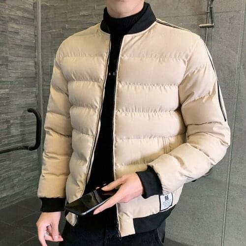 Winter mens jacket 2020 fashion stand-up collar Male parka coat jacket mens thick jacket winter mens coat down jacket M-4XL