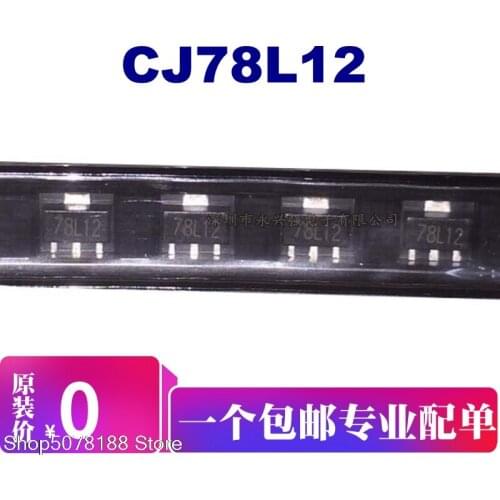 10pieces CJ78L12 78L12 SOT-89
