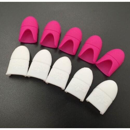 5pcs/set Reuseable UV Gel Polish Remover Wraps Silicone Soak Off Cap Clip Cleaning Varnish Manicure Nail Art Tools