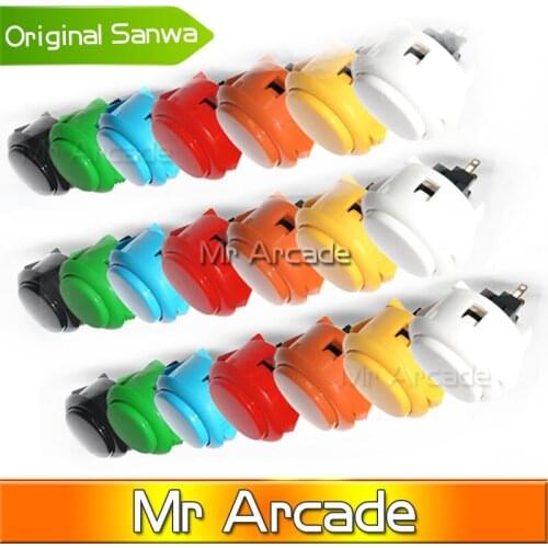 8pcs / lot Original sanwa Rocker sanwa 30mm button push button switch OBSF-30 original sanwa button