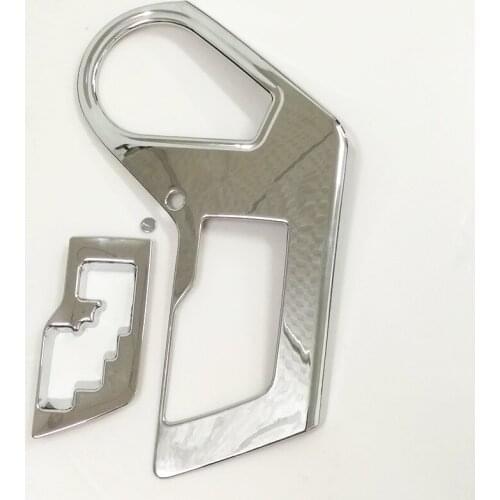 Bbincar ABS chrome Gear Shift Panel Automatic Transmission Cover Trim Left Handed Driver For Toyota RAV4 RAV 4 2016
