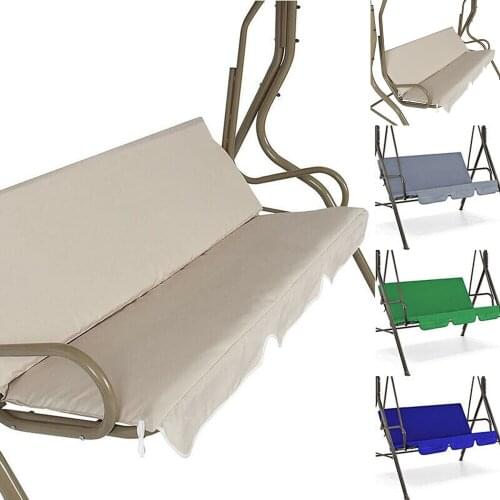 150cm Swing Seat Cover Chair Waterproof Cushion Patio Garden Outdoor Seat Replacement Polyester Taffeta Fabric Covers