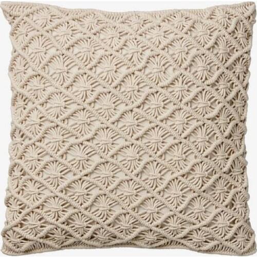 Decorative bohemian macrame pillow cover Handmade macrame Boho cushion cover Customized