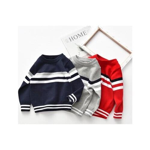 Childrens Sweaters 2020 Spring New Baby Clothes Kids Boys Casaul O-neck Knitted Coats Toddler Long Sleeve Sweaters 2-7 Years