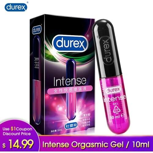 Durex Lubricant Intense Orgasmic Gel Water Based Lubricant Vaginal Sex Drops Enhancement Strong Exciter Safe Sex Toys for Women