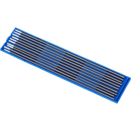 10 pcs 0.8% Zirconiated 3.0 x 150mm WZ8 White TIG Welding Tungsten Electrode