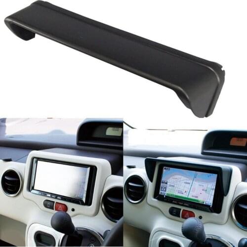 GPS Navigation Hood Sun Shade Navigator Screen Block Mask Universal Car Clip Auto Parts Navigation audio shade block anti-glare